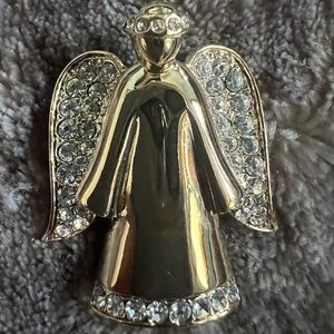 VINTAGE Monet Angel Brooch